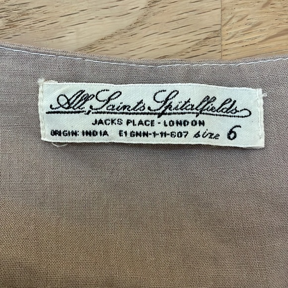 All Saints Spitalfields Flag Skirt - Picture 6 of 7